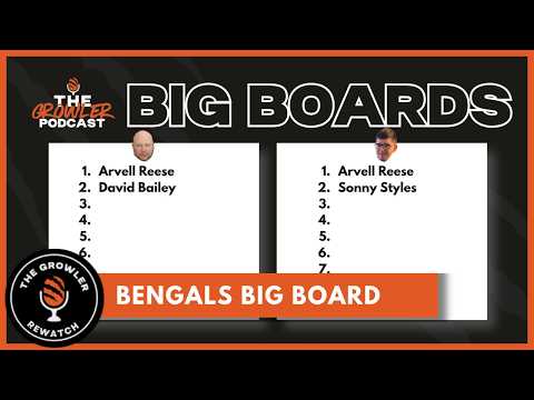 Building the Bengals big board - The Growler Podcast Episode Thumbnail
