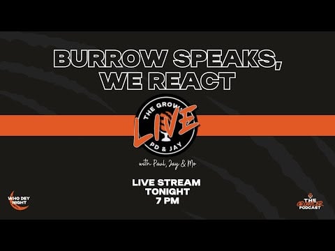 Burrow speaks, we react - The Growler Podcast Episode Thumbnail