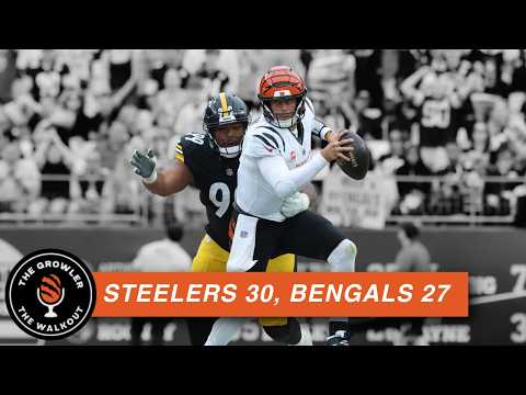 The Walkout: Steelers 30, Bengals 27 - The Growler Podcast Episode Thumbnail